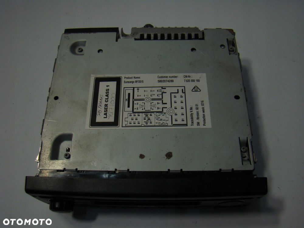 radio mp3 bluetooth oryginał iveco eurocargo 24 v bosch 5802074280 - 10