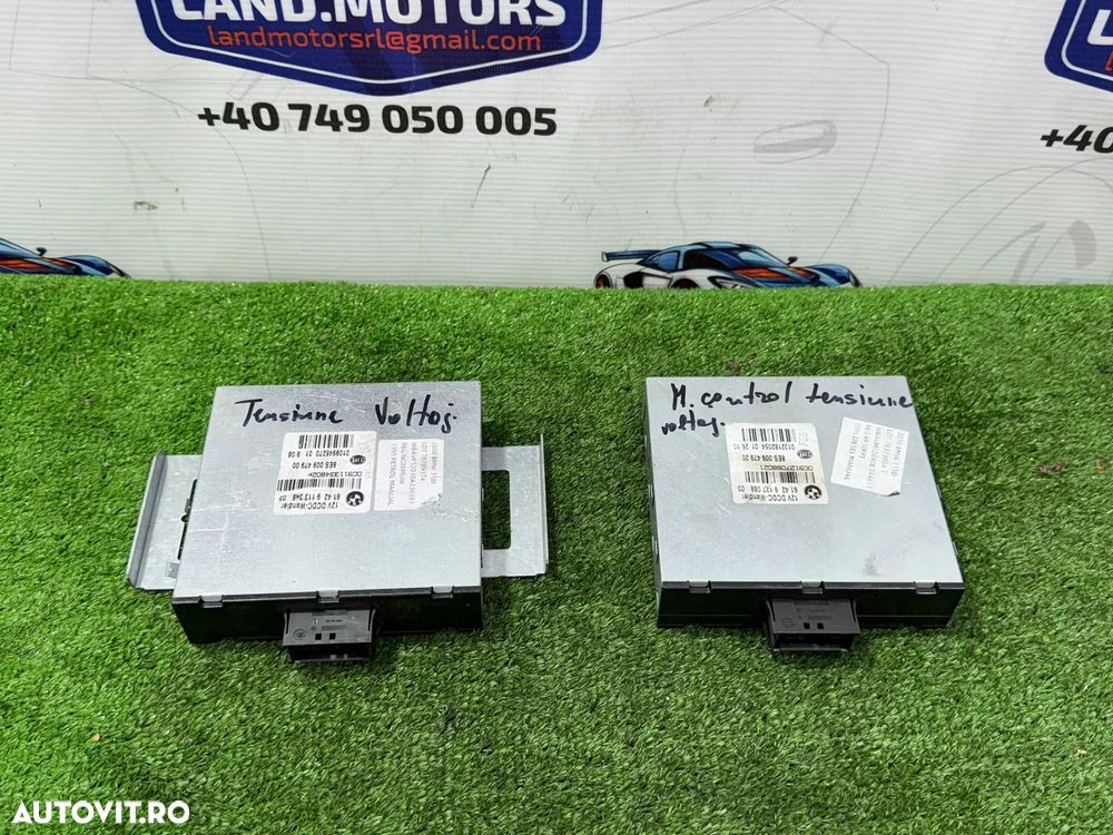 MODUL CONTROL TENSIUNE VOLTAJ (2 BUC.) BMW 318I SERIA 3 E90 LCI 2.0 BENZINA 2008 2005-2013 BMW 116D SERIA 1 E87 LCI 2.0 DIESEL 2010 2004-2013 COD OEM 61429113348 6142911334802 9113348 6142912708803 61429127088 912708803 - 4