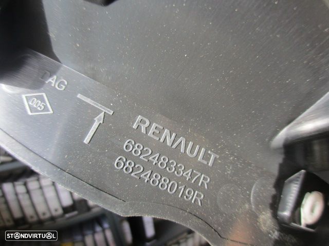 Grelha Friso 682483347R 682488019R RENAULT TWINGO 3 FASE 1 2015 1.0I 71CV 5P AZUL INTERIOR GRE QUADRANTE PAINEL CENTRAL - 5