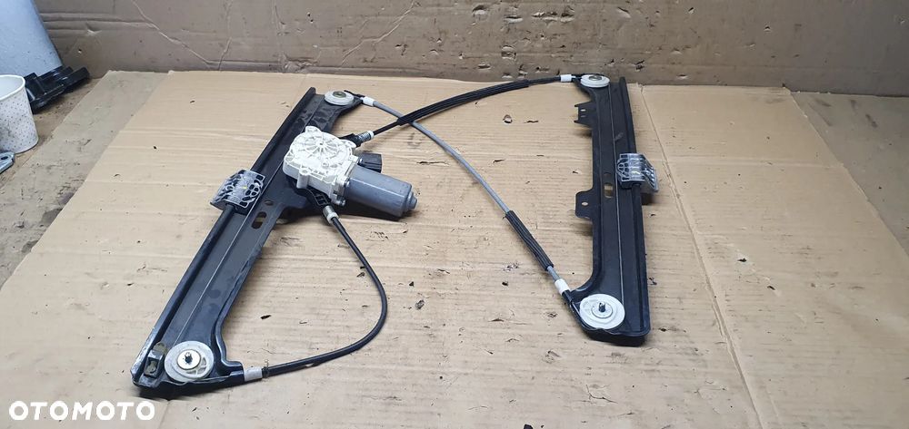Mechanizm podnośnik szyby lewy przód BMW 5 E60 6922267 7034351S 7075667E - 4