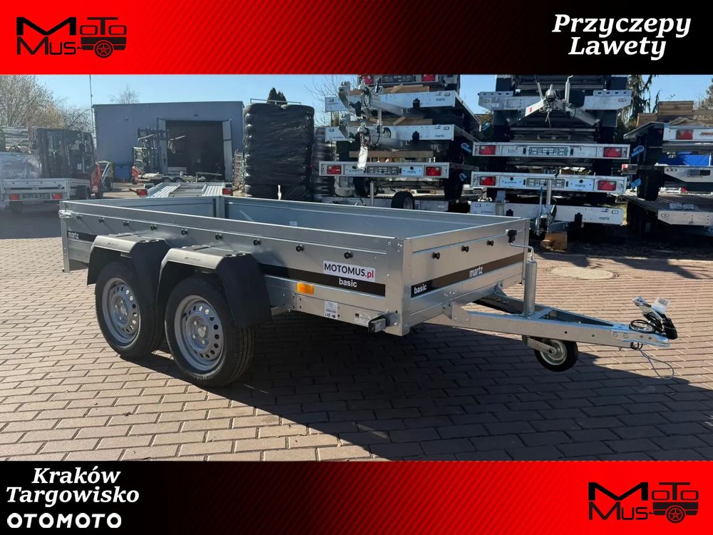 Martz Przyczepa Martz Basic 264/2 264x126x32cm 2 oś dwuosiowa Kraków MOTOMUS