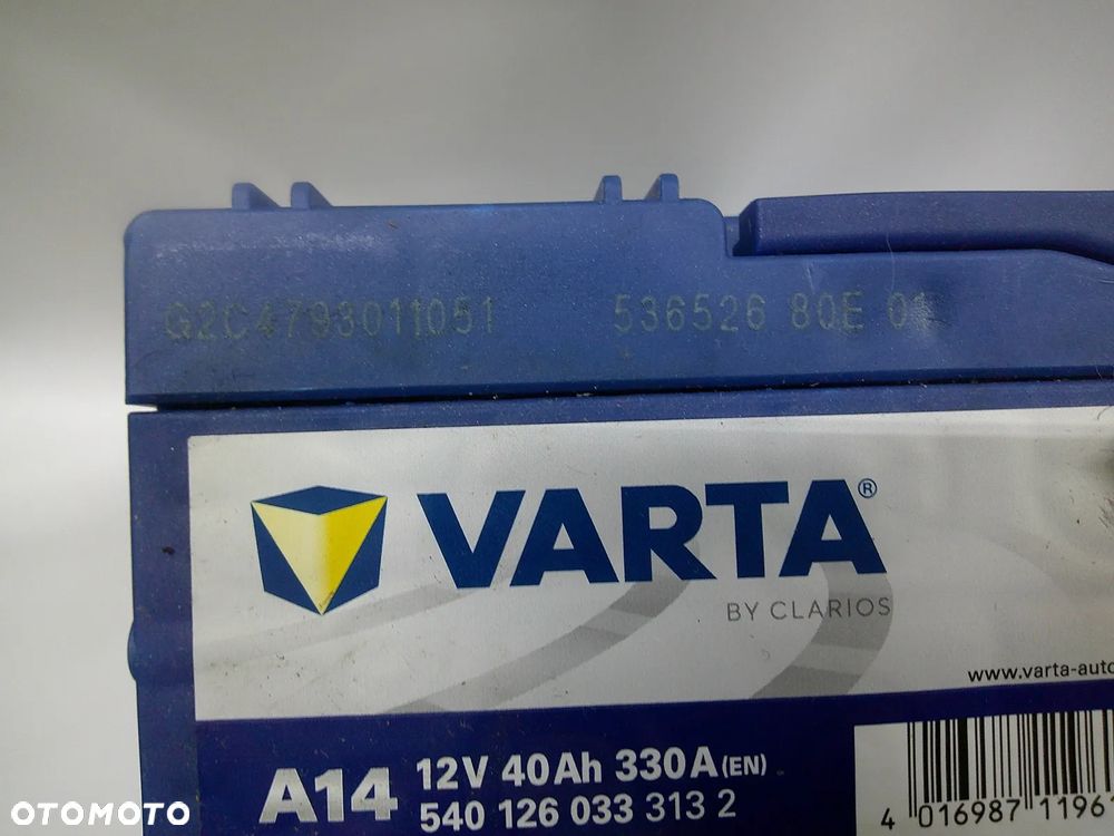 AKUMULATOR VARTA BLUE 540126033 40AH 330A P+ - 5