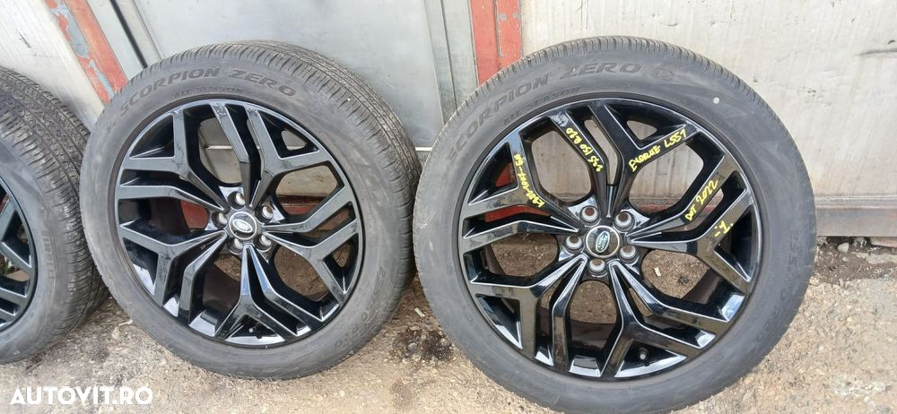 Jante aliaj EVOQUE an 2019-2025 cu cauciucuri vara 235/50R20 dot 2022 uzura 50% - 3