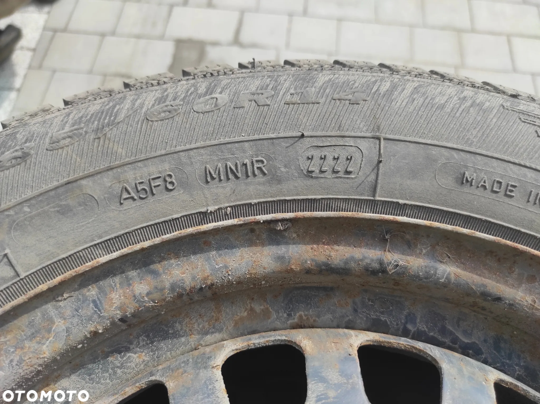 Koła z oponami zimowymi Dębica Frigo 2 - 185/60 R14 - 2