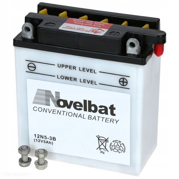 Akumulator Novelbat 12N5-3B 12V 5Ah 40A 12061130 P - 5