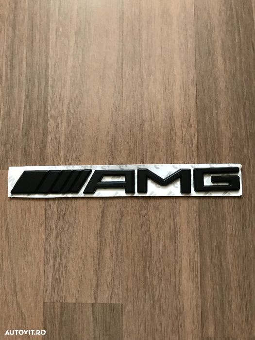 Emblema semn sigla logo grila fata portbagaj capace jante Mercedes AMG - 7
