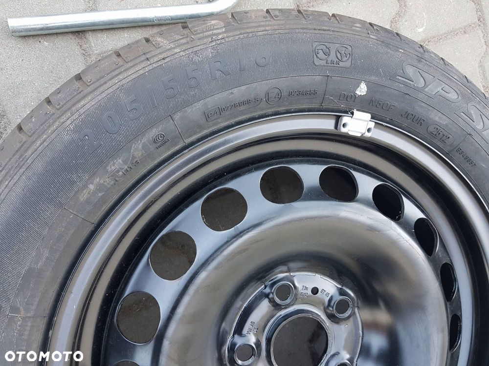 SEAT EXEO 09-14r AUDI A4 B7 KOŁO ZAPASOWE 16 5X112 LEWAREK UCHO - 4