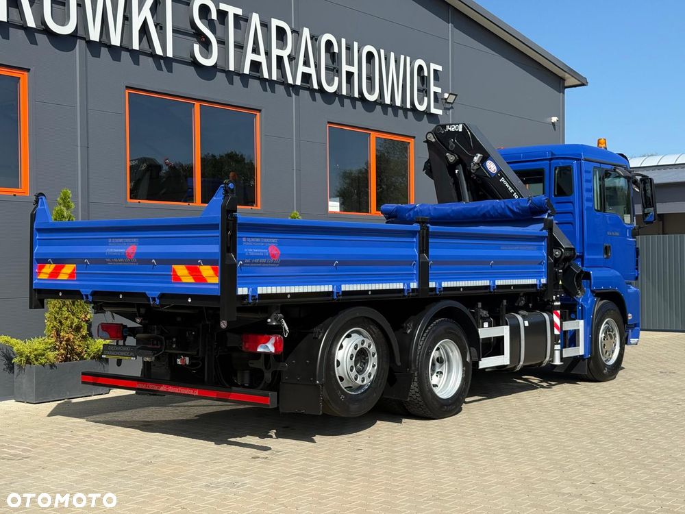 MAN TGM TGS TGX 26.360 // E5 // 6x2 6x4 // WYWROTKA 3-S // HMF 1420 K2 // kipper, krane, crane, żuraw, dźwig, wywrot - 6