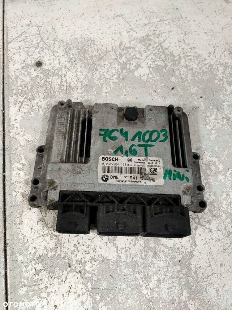 komputer sterownik ecu silnika mini cooper r56 1,6 1,6b 7641003 0261s04158 - 1