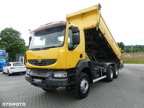 Renault KERAX 370DXI / 6x4 / WYWROTKA / HYDROBURTA / MANUAL /