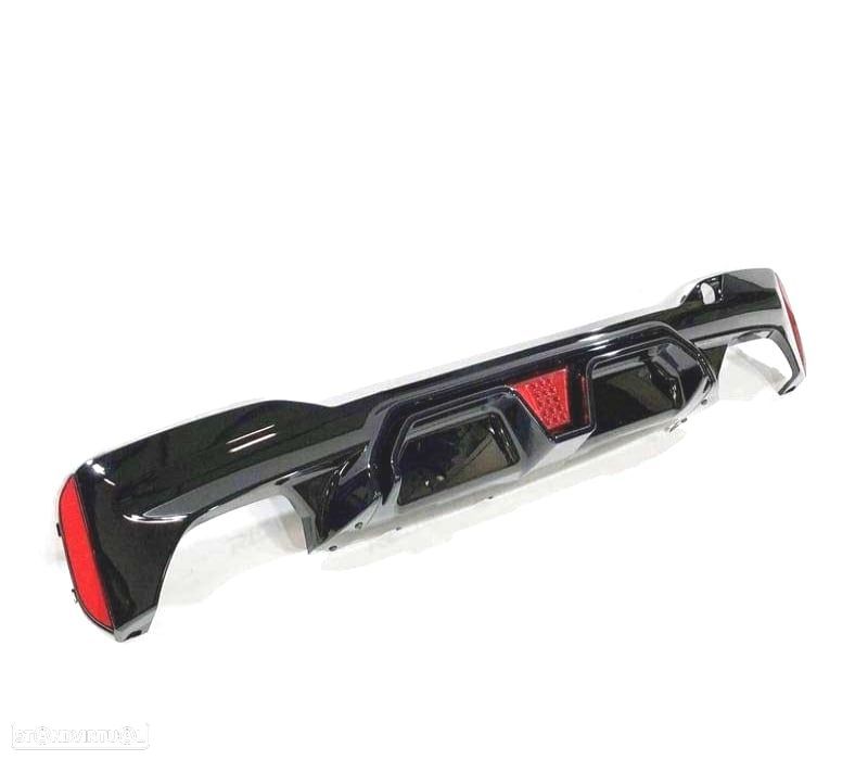 DIFUSOR BMW G30 G31 17- LOOK M5 CS PRETO BRILHANTE - 2