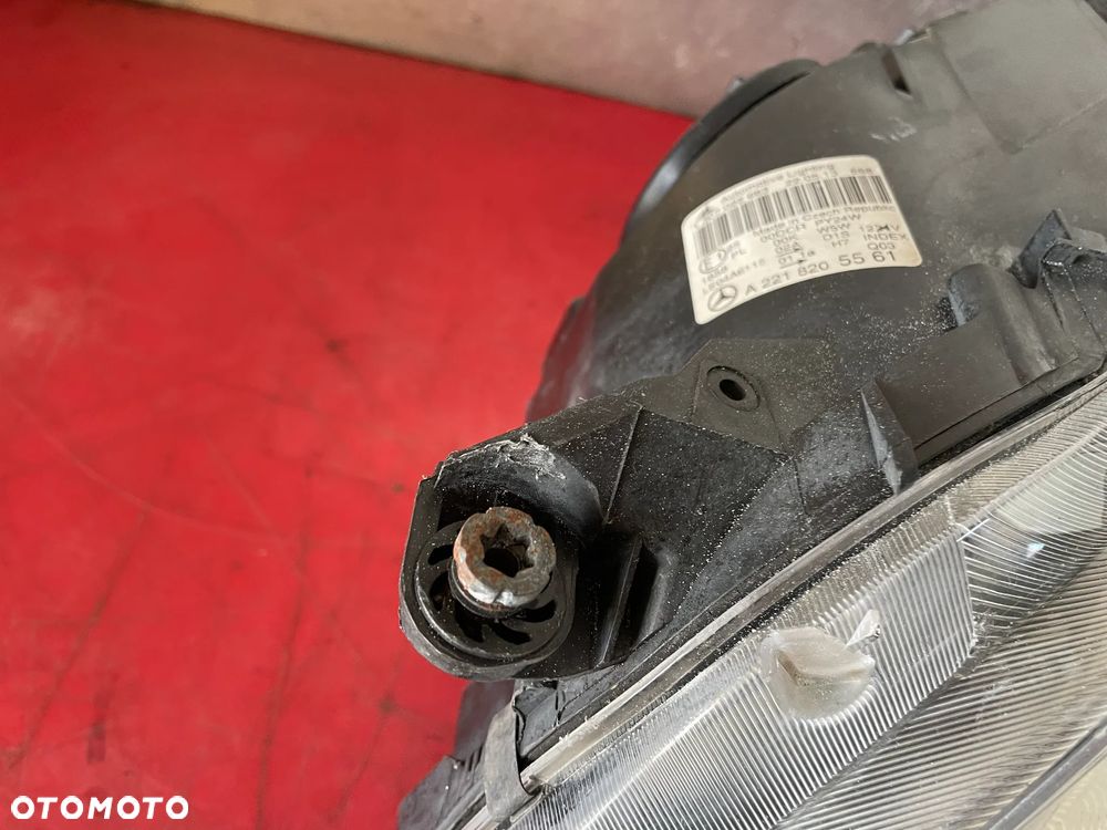 MERCEDES S KLASA W221  LAMPA PRZEDNIA LEWA XENON A2218205561 - 4