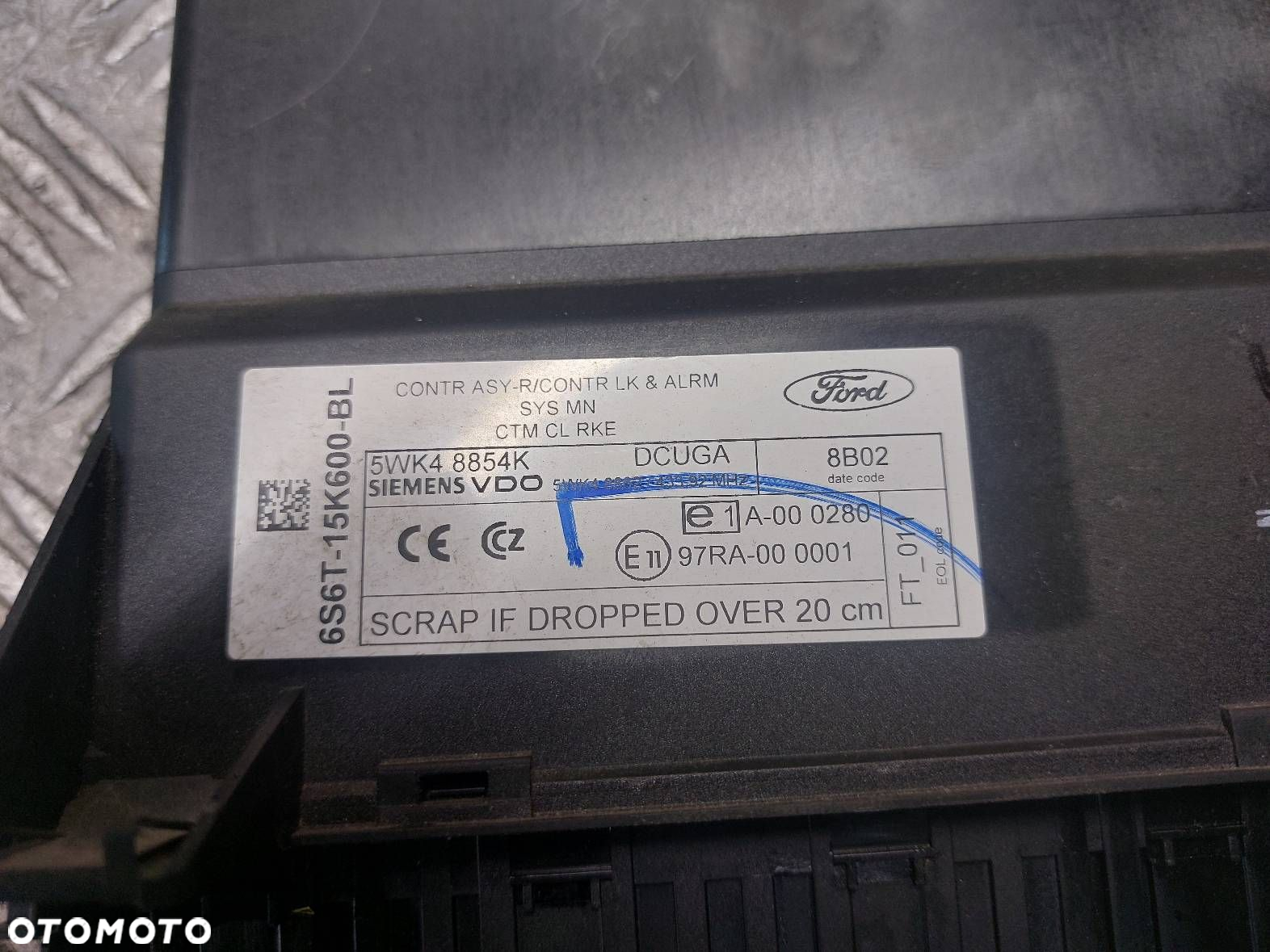 ZESTAW STARTOWY FORD FIESTA MK5 LIFT 1.4 TDCI VP6S6F-10894 - 4
