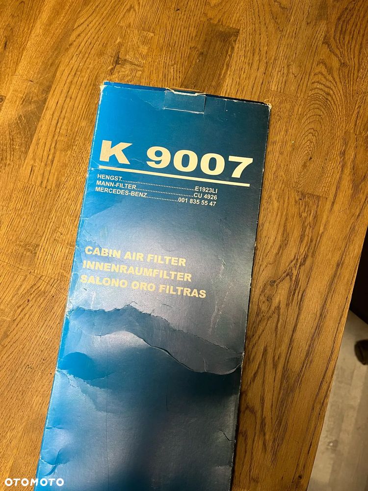 Nowy Filtr Kabinowy CU4926 K9007 MAN - 1