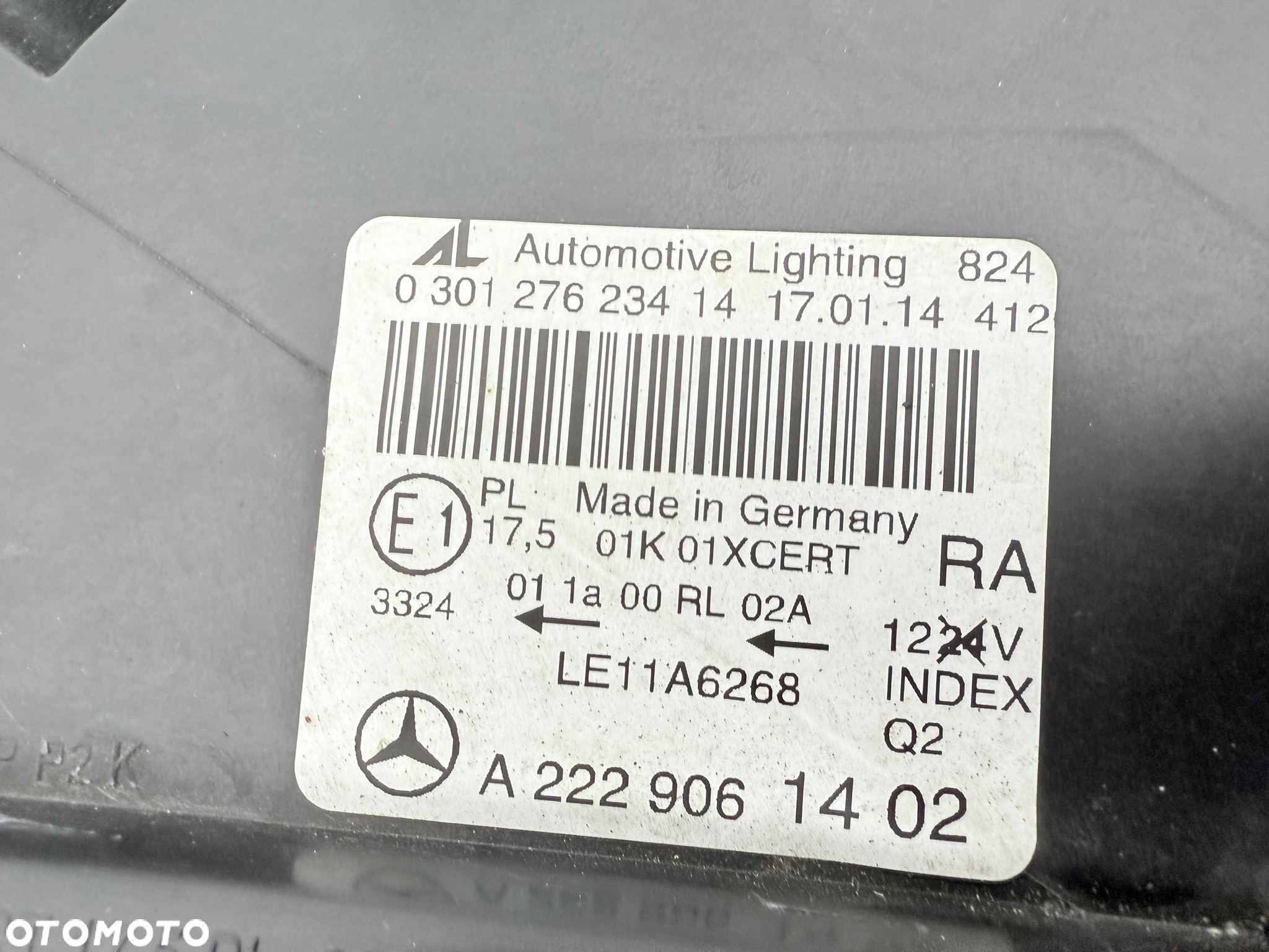 Reflektor Lampa prawa S klasa A222 W222 NIGHT VISION - 4