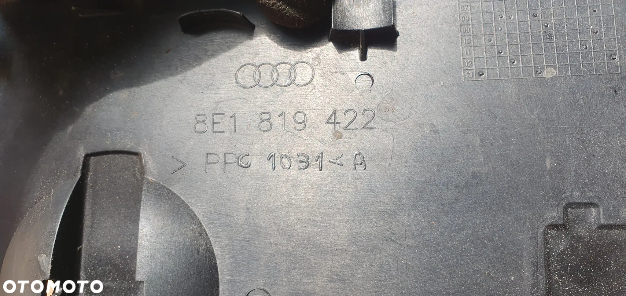 Podszybie osłona podszybia akumulatora Audi A4 B7 8E1819422 - 4