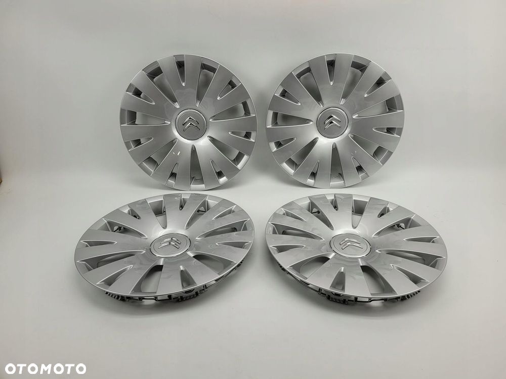 KOŁPAKI 15" CALI KOMPLET CITROEN BERLINGO 9813655477 - 1