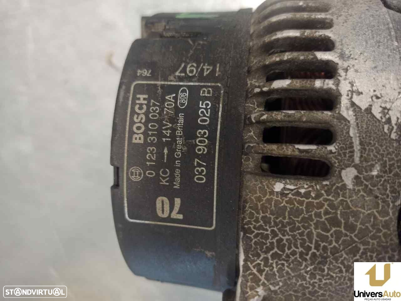 ALTERNADOR VOLKSWAGEN GOLF IV 1998 -037903025B - 8