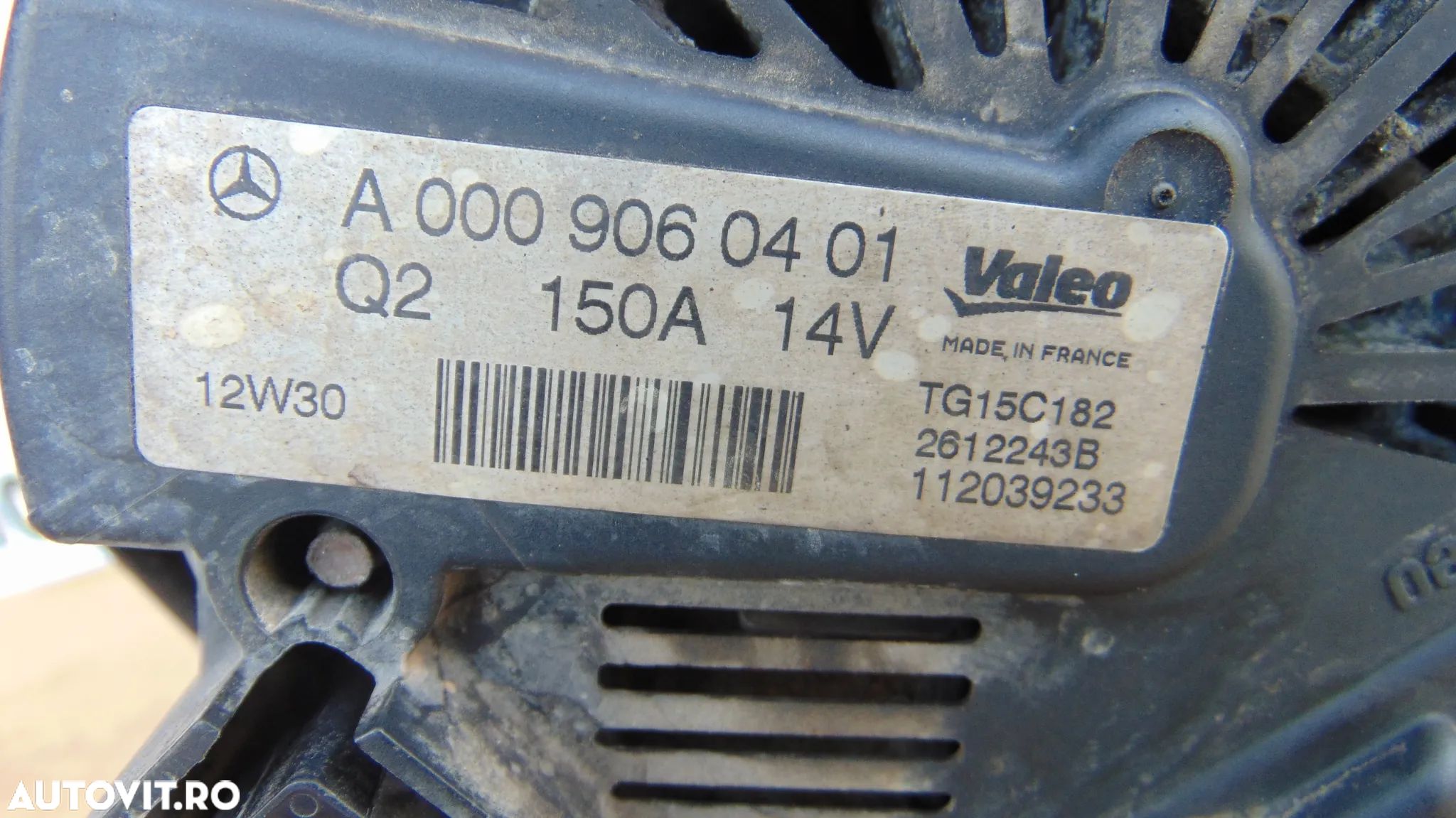 Alternator Mercedes C Class W204 E Class W212 CLA GLK W176 W246 2.2cdi vito sprinter - 1