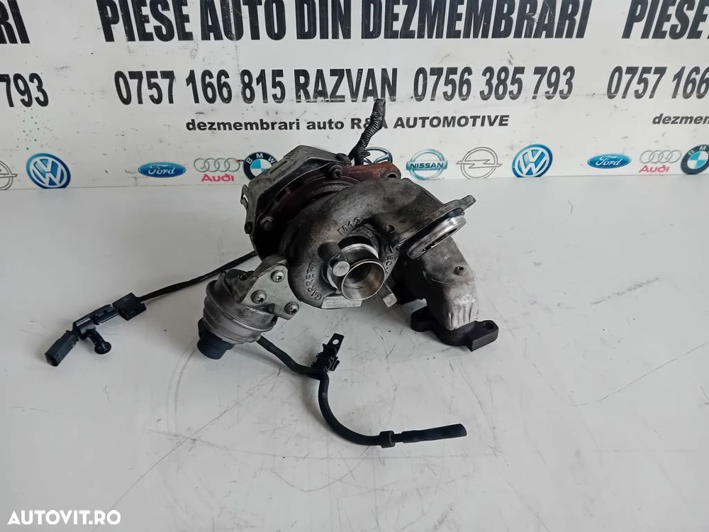 Turbo Turbina Vw Golf 6 VI Touran Caddy Skoda Octavia Seat 1.6 Tdi Euro 5 Motor CAY Cod 03L253016T - 3