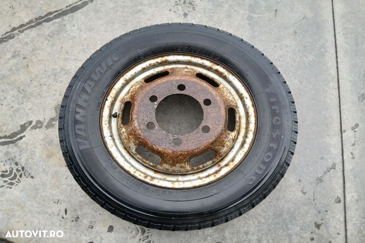 Janta tabla cu anvelopa 16 195/75 R16C DE GREUTATE 195/75 R16C IVECO - 2