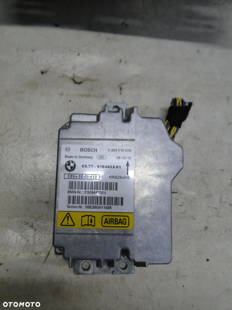 BMW 1 E81 E82 E87 E88 DESKA KONSOLA PODUSZKI AIRBAG NAPINACZE SENSOR ORYGINAŁ EUROPA - 4