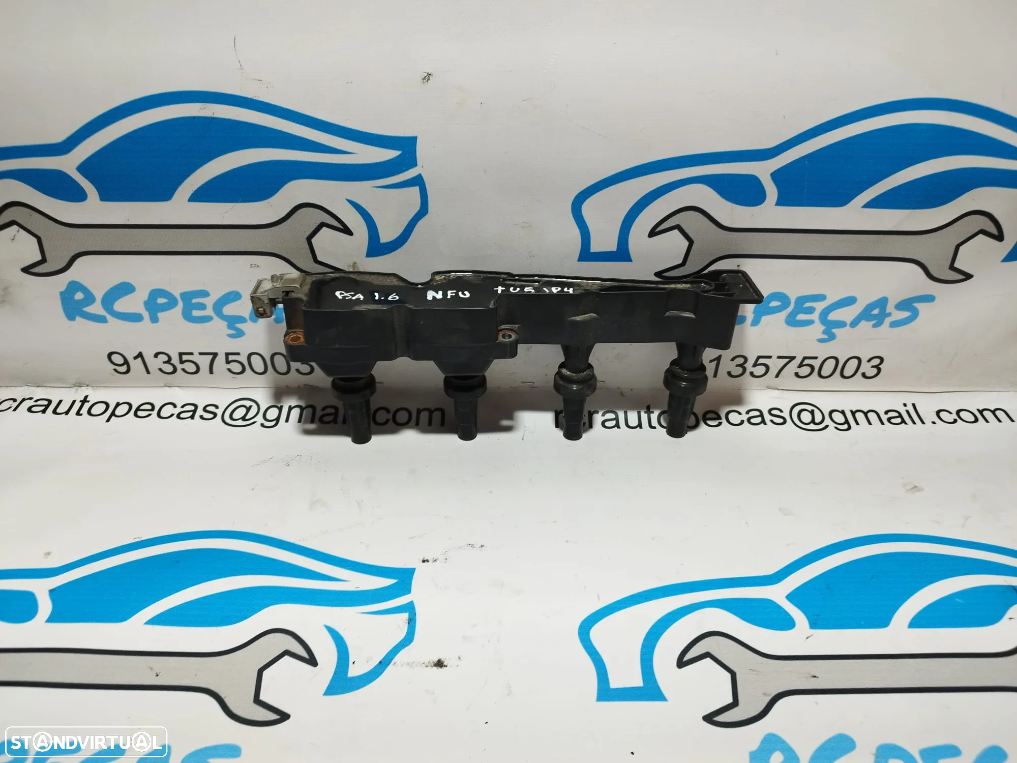 BOBINE IGNIÇÃO CITROEN XSARA COUPE N1 1.6i 16V 109CV NFU TU5JP4 9636337880 597080 SAXO CUP XSARA PICASSO N68 BERLINGO I 1 MK1 C4 I 1 MK1 C3 I 1 MK1 C2 PEUGEOT 206 207 307 BOBINES CHAMADA - 4