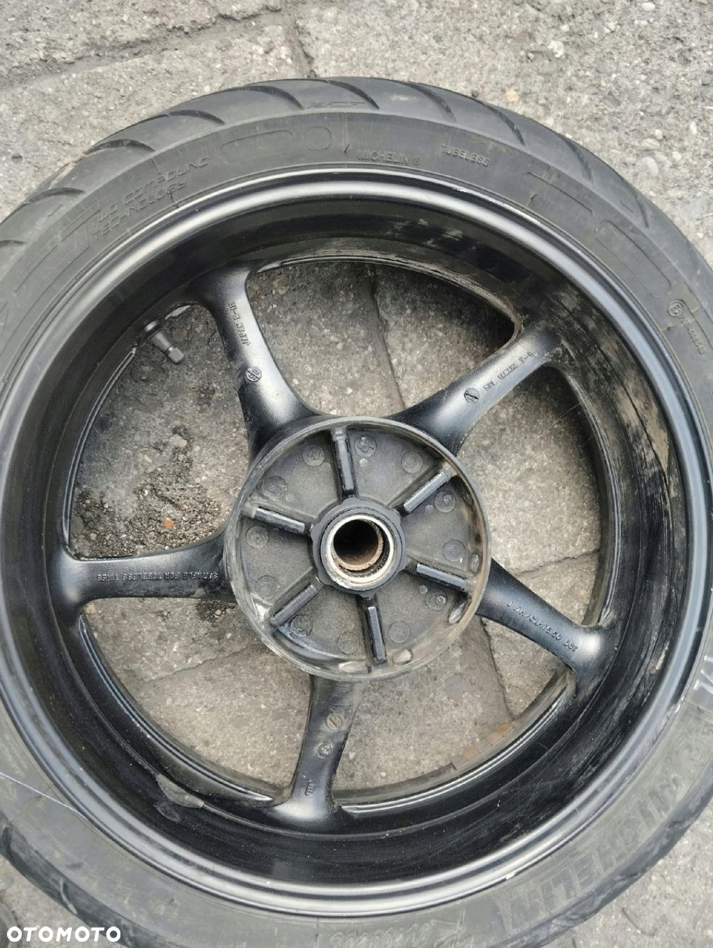 YAMAHA FZ6 FAZER 600 04-09 KOŁO OPONA FELGA TYŁ 180/55/17 - 6