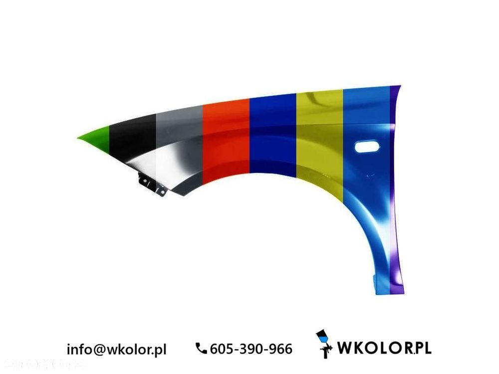 NOWY BŁOTNIK SEAT LEON 2006-2012 LAKIEROWANY W KOLOR - 1