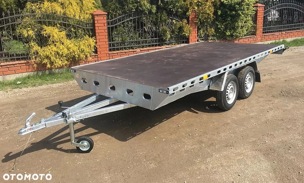 Rydwan Przyczepa platforma wym. 4x2m DMC 750kg uniwersalna przyczepa - 6