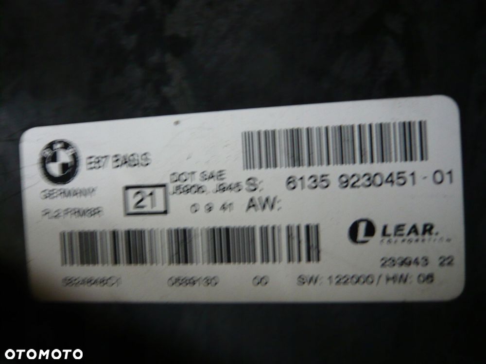 moduł sterownik świateł 9230451-01 bmw e87 e82 e90 - 2