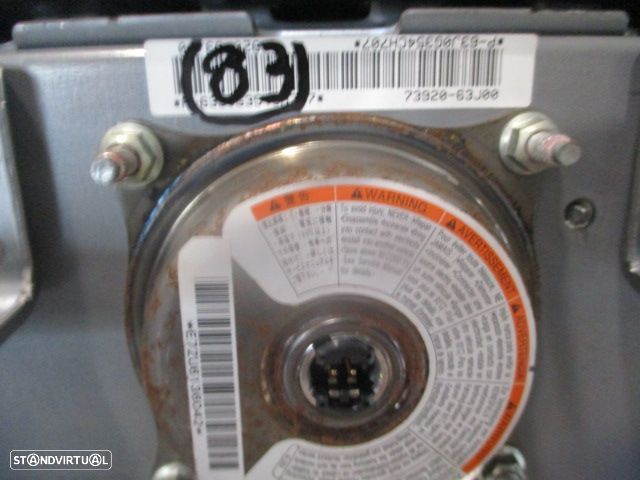 Kit Airbags 7392063J00 4815063J10  3891062J01000   SUZUKI SWIFT 3  2007 1.3I 90CV 5P VERMELHO SEM TABLIER - 3