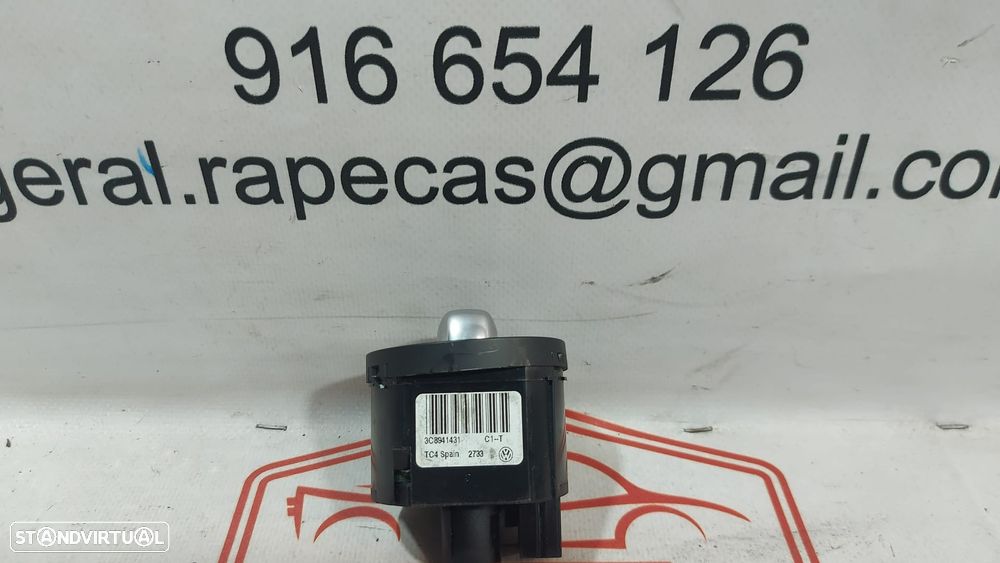 Comando Luzes Switch Comutador Botão VW Golf 5 V 3C8941431 Original - 2