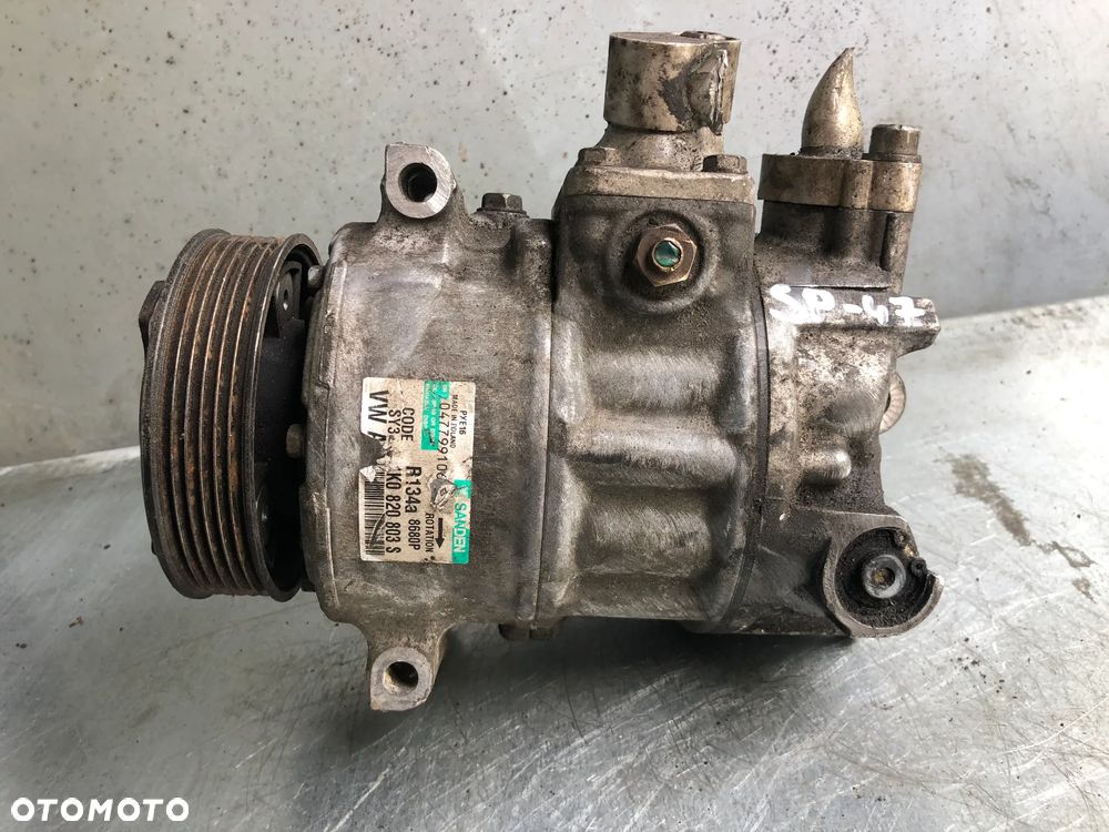 SP-24. Kompresor Sprężarka Klimatyzacji 6PK 1K0820803S Volkswagen Seat Audi Skoda 1.9 2.0 TDI -Wysyłka - 8