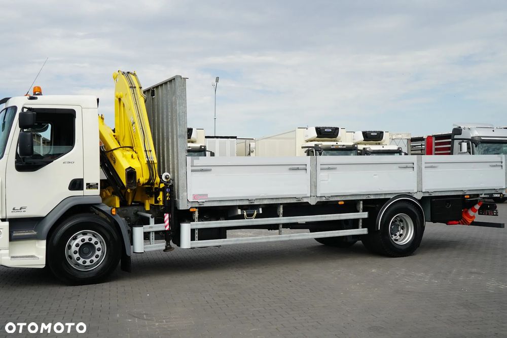 DAF / LF / 250 / SKRZYNIOWY + HDS / HYVA HB-150 / PILOT / ROTATOR - 36