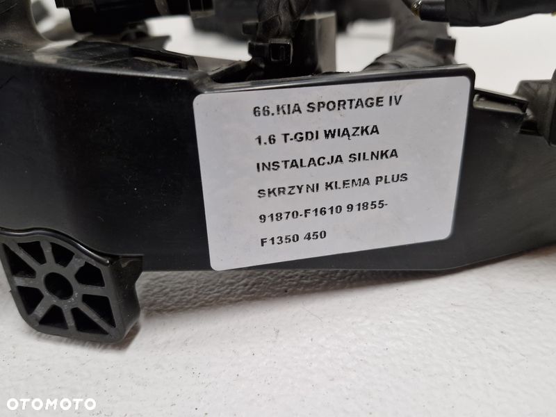 KIA SPORTAGE IV 4 1.6 T-GDI WIĄZKA INSTALACJA SILNIKA KLEMA PLUSOWA 91870-F1610 - 9