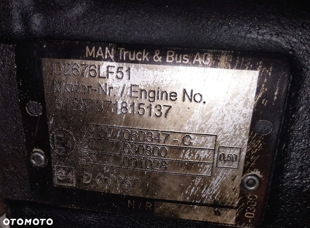 SILNIK MAN TGX TGS D2676 LF51 500 E6 GWARANCJA - 5