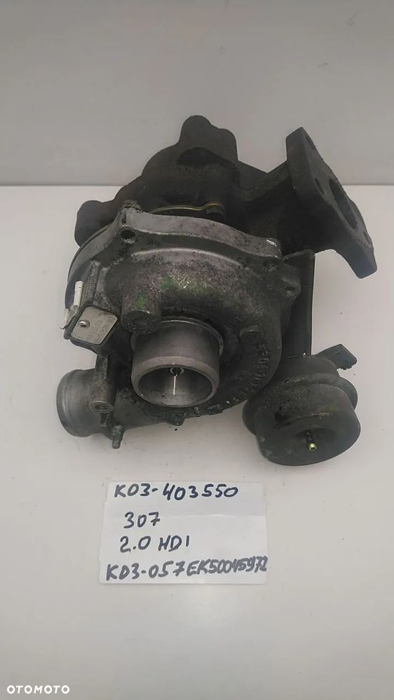 TURBINA 2.0 HDI 90KM 107KM 109KM 206 C5 K03-321246 K03-024DE5029629 - 6