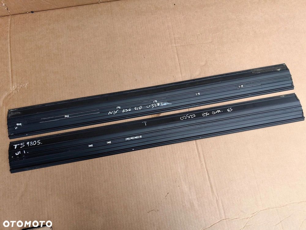 Listwy na progi progowe BMW e36 M3 Coupe Cabrio m-pakiet RARYTAS - 5