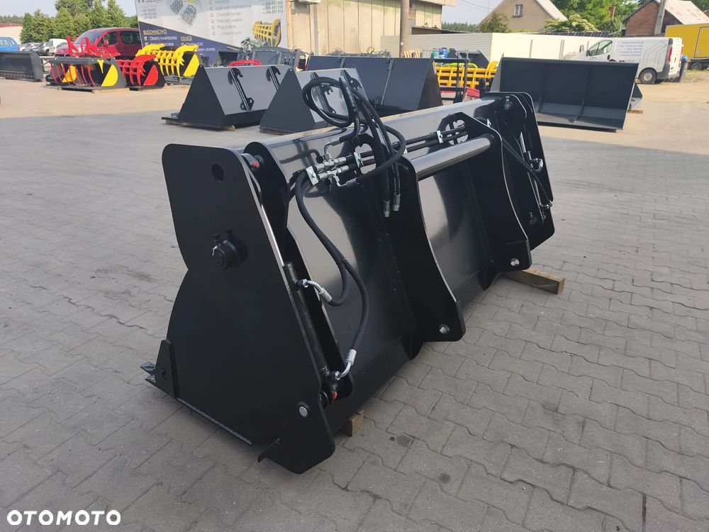 Łyżka budowlana 3w1 krokodyl, rekin, 220 cm, Komatsu, Volvo, Manitou, Bobcat, JCB, Schaffer - 2