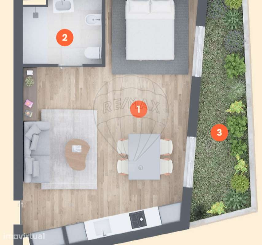 Apartamento T0 para venda - Grande imagem: 3/21