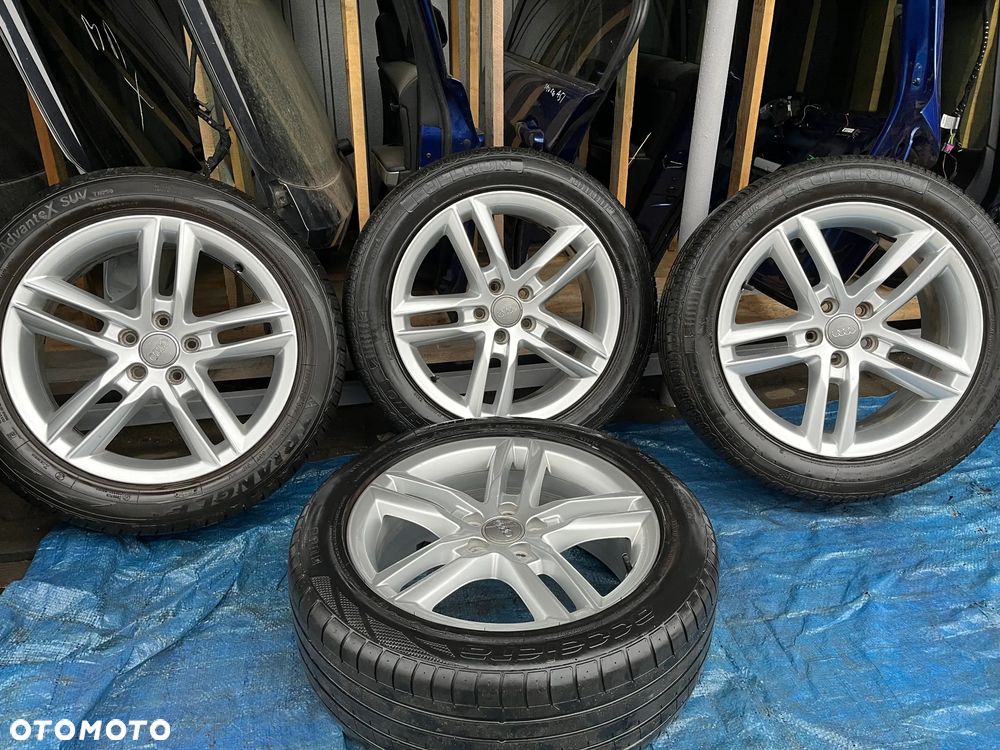 KOMPLET FELG FELGI 5X112 18 7,0JX17 ET 43 8U0601025 AA AUDI Q3 235 50 18 ALUFELGI - 1