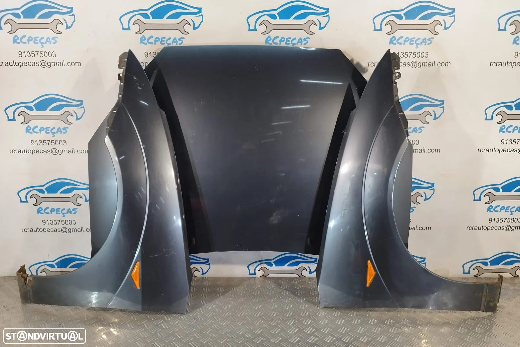 FRENTE COMPLETA FORD FOCUS I 1 MK1 FASE II 2 CAPOT PARACHOQUES GUARDA-LAMAS OTICAS RADIADOR VENTILADOR FRENTE FIBRA REFORÇO - 15