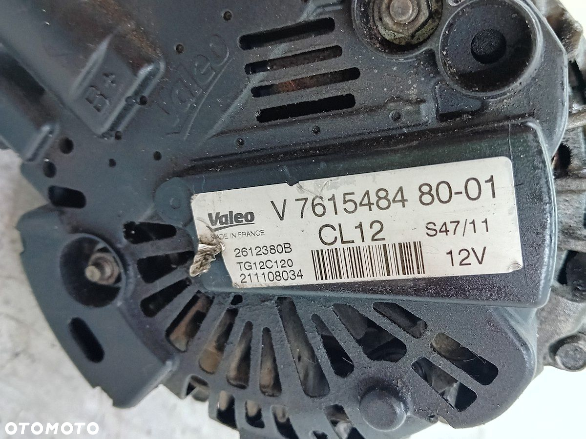ALTERNATOR PEUGEOT 207 SW 761548480-01  TG12C120 1.4 VTI - 7