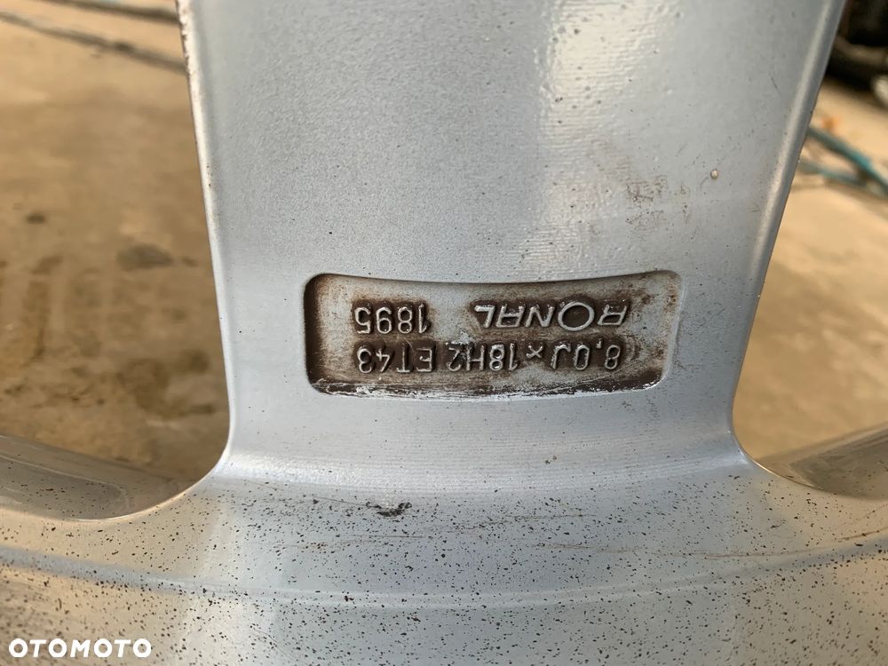 felgi aluminiowe Audi S line 18" 5x112 ET43 8J A6 C6 4F0601025DC - 17