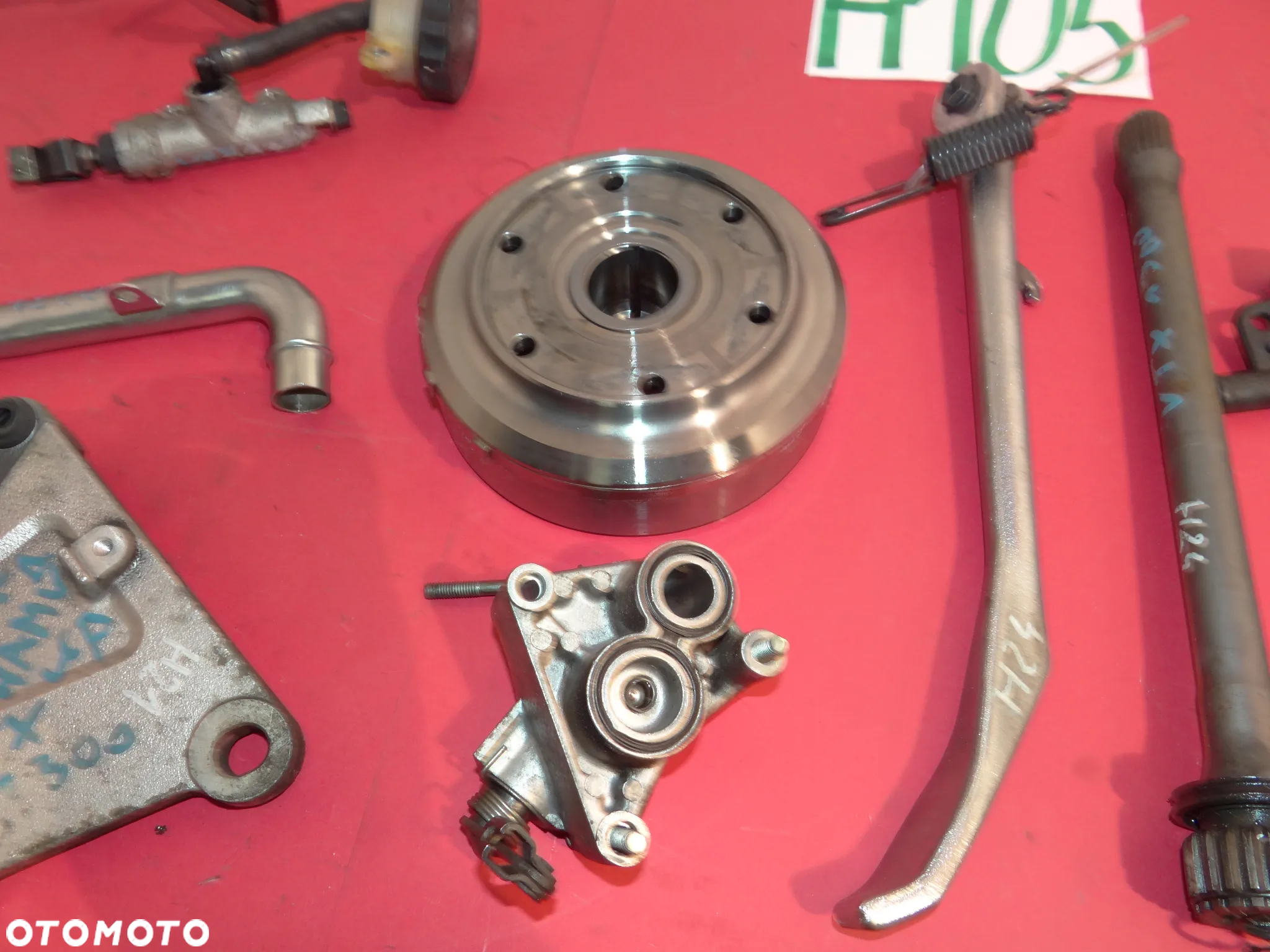 HONDA VTX 1300 LISTWY BŁOTNIKA TERMOSTAT STOPKA BOCZNA KOŁO MAGNESOWE WYSPRZENGLIK CZĘŚCI H105 - 10