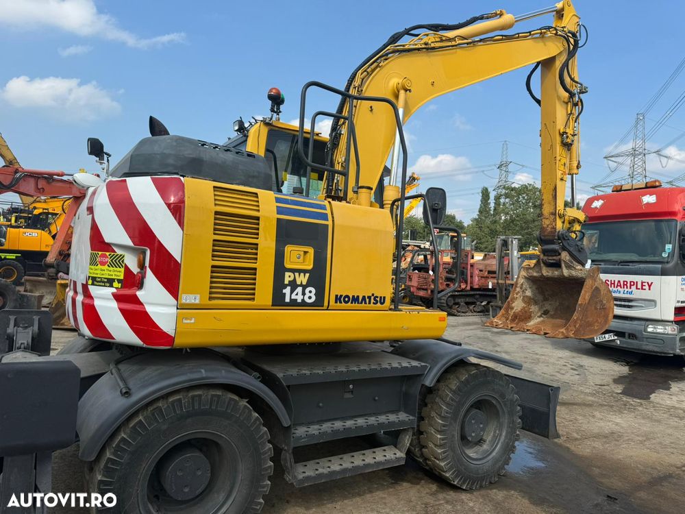 Komatsu PW 148 Excavator pe roți - 4