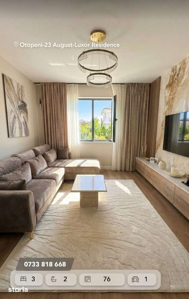 Exclusivist | 3 Camere Otopeni - Design, Mobilat Rove, Parcare — fotografia 1