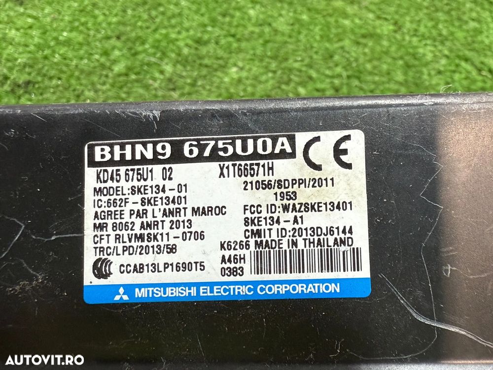 MODUL ELECTRONIC KEYLESS MAZDA 3 2.2 DIESEL 2015 COD OEM BHN9675U0A 2014-2018 - 8