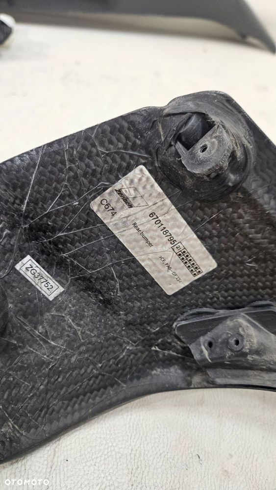 listwa zderzaka tył tylna carbon maserati levante gts trofeo 670118795 - 15
